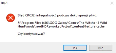 KosmoKot - Halo mirki o co chodzi? Mam taki błąd podczas instalowania HD project rewo...