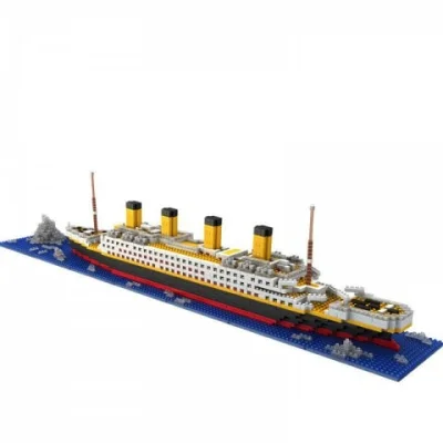 konto_zielonki - DIY Titanic Shape Block Children Educational Toy za 22.68$ z kuponem...