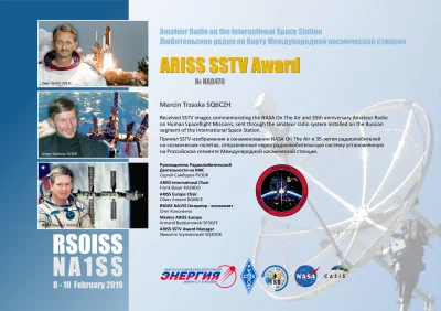 czach - Jest i dyplom. #krotkofalarstwo #sstv #iss #radiokomunikacja #hamradio