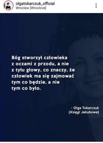 I.....o - O kurła, ale to głębokie.

#tokarczuk #bekazpolskichliteratow #ksiegijaku...