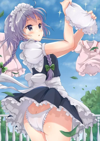 Mikian - #randomanimeshit #touhou #sakuyaizayoi #maid #pantsu 
#imatouhoufag <--- za...