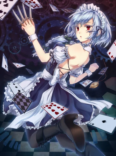 z.....s - #randomanimeshit #touhou #sakuyaizayoi @BlackReven #redeyesalert

#yezhina