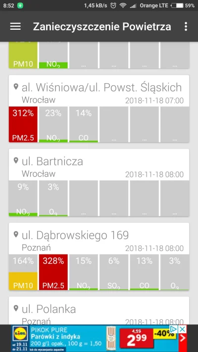 programistalvlhard - #smog widzę #poznan dziś wygrywa z #wroclaw :D