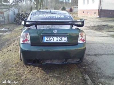 m.....j - Miałem wrzucić zdjęcie super-mega-tuning-audi ale znalazłem ten spojler, na...