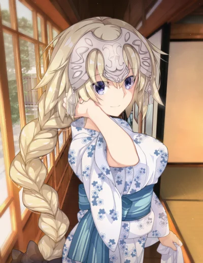 bakayarou - #randomanimeshit #fate #fategrandorder #jeannedarc #yukata #animeart #pix...