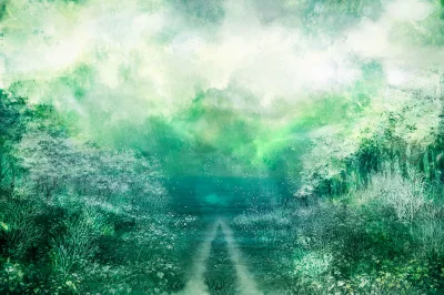 FuzzyWuzzy_ - The Road of Underworld Sea
#randomanimeshit #naturanime #landscape #sc...