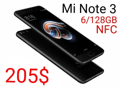 sebekss - Tylko 205$ za Xiaomi Mi Note 3 6/128GB❗
Fantastyczna cena za bardzo dobry ...