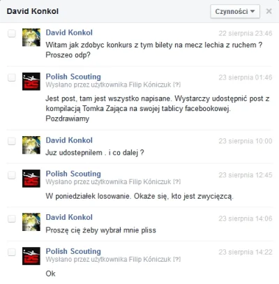 polishscouting - Młody nie udostępnił wymaganego postu, ale domaga się nagrody. Dać m...