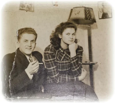 tomwolf - moja babcia i dziadek (nigdy nie poznany), 1940 rok, Katowice :)
uwielbiam...