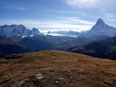 manedhel - Wisshorn na 2936 m z widokiem na Matterhorna