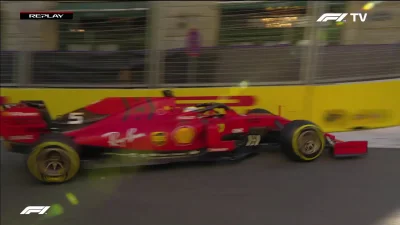 kredzion - Mało brakowało, a Vettel skończyłby jak #kubica 

#f1