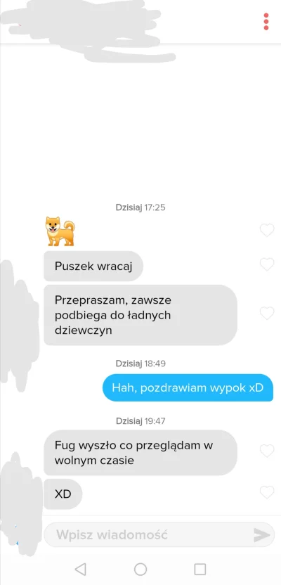 Lisenerys - Pozdrawiam serdecznie!
#tinder #randkujzwykopem