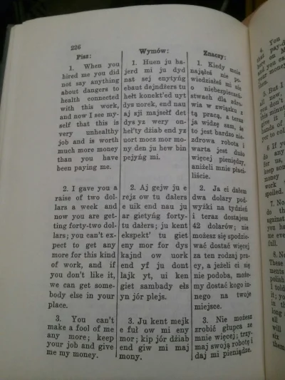 Ciortas - Znalazłem słownik babci z 1953r. w którym jest rozmowa pracownika z janusze...