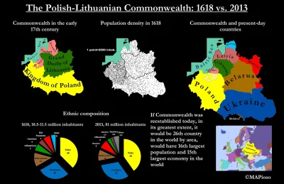 Szlif - Unia polsko-litewska 1618 vs 2013
#mapy #mapporn #ciekawostki #geografia #ka...