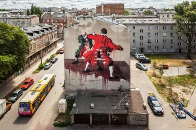 Doctor_Manhattan - "Warsaw Fight Club", autor: Conor Harrington, 

#sztuka #mural #...