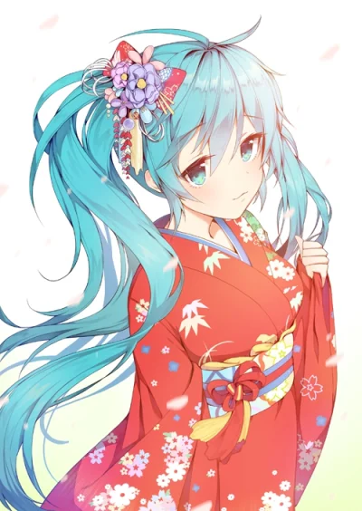 Hajak - #randomanimeshit #vocaloid #hatsunemiku #kimono 

@Arratay @BlueFeather @Ka...