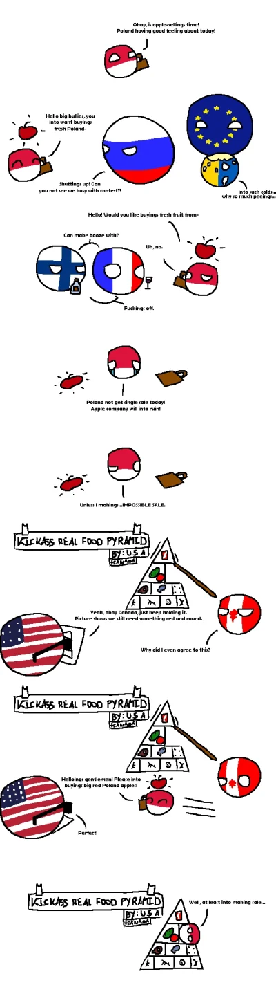 M4lutki - #jedzjablka #heheszki #niebyloaledobre 

#polandball