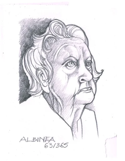 Albinea - #365marzec #albinearysuje
63/365 niania z piekła