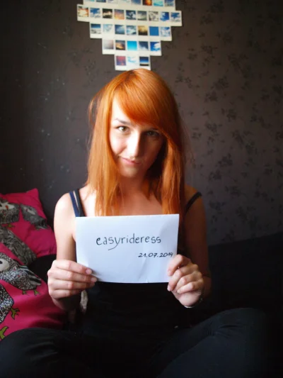easyrideress - cześć mirki ;-)



#dziendobry #pokazmorde