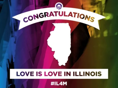 artpop - Yeah! It's official: Marriage equality is coming to Illinois. #loveislove #h...