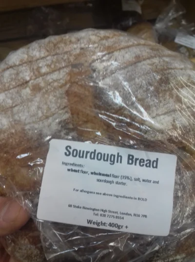 richmotherfucker - Jedyni #chleb w #uk co ma smak.. zakwasu xD