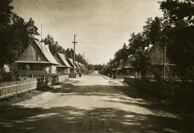 Hoverion - Osiedle w Janowej dolinie, rok 1938.
fot. Jan Bułhak