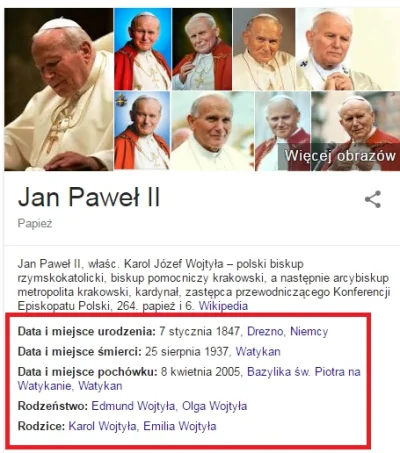 matt1807 - Wpiszcie sobie w Google "Jan Paweł II"




#internet #wikipedia #papi...