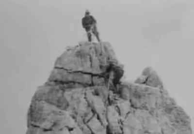 b.....u - Unikatowe nagranie z 1911 roku. Tak zdobywano najtrudniejsze 4000 Alp kiedy...