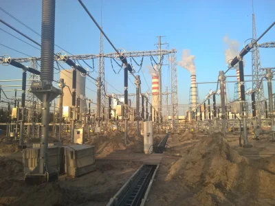 soadfan - Uruchomienie i rozruch całej stacji 400kV, na tej części będzie położone 13...