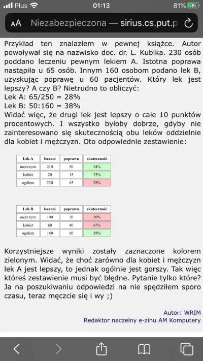 Fjkjarek - Elo zagadka dla matematyka informatyka logistyka statystyka itd.. gdzie tu...