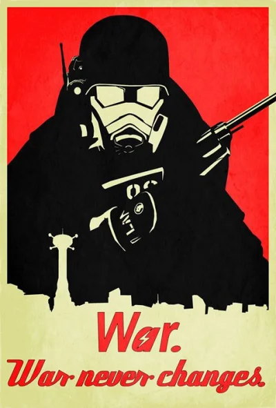 dyyju - War. War never changes.
#fallout #gry #newvegas