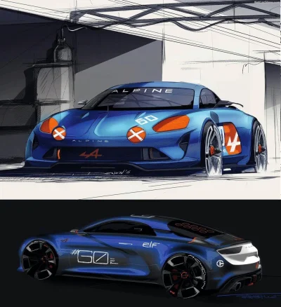 d.....4 - Alpine Celebration Concept

#samochody #renault #alpine #szkicesamochodow