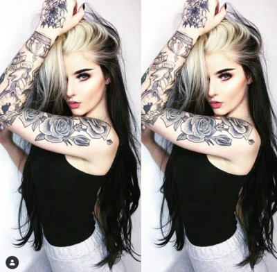 j.....n - #altgirl #ladnapani #wlosyboners #twarzboners #kolorowewlosy #tatuazboners