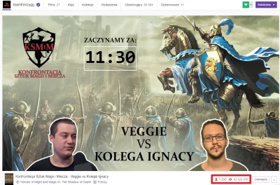 marco2310 - #heroes3 #gry #stream Prawie 7,5 K ludzi czekających na start streama z H...