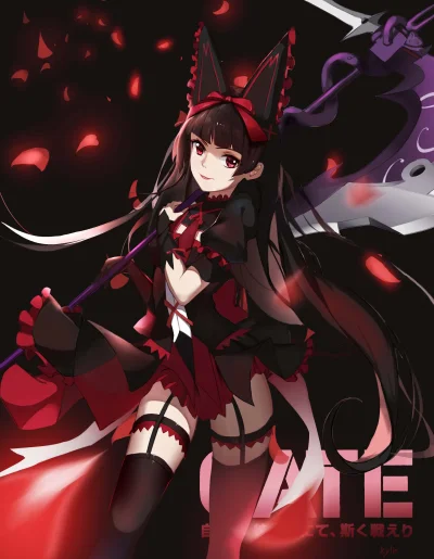 l.....f - #randomanimeshit #gate #gatejieitaikanochinitekakutatakaeri #rorymercury #z...