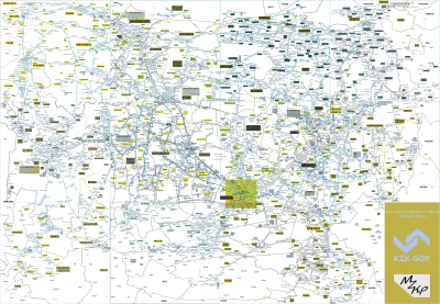 sylwke3100 - Oto cała sieć tramwajowo - autobusowa która pracuje na zlecenie KZK GOP....