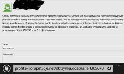 kasek_mdc - Od razu widać, że matura niebawem. Nawet do obcego faceta od razu na per ...