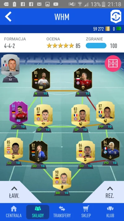 Whoyouman - Mireczki co można tu poprawić poza sifem Wernera? #fut #fifa19