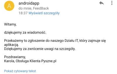 Nefju - Często zamawiam przez Pyszne.pl i zobaczyłem, że dalej w aplikacji widnieje l...