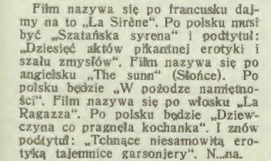 WezelGordyjski - Oto tekst felietonisty magazynu „Kino” z 1931 r. Tekst napisany 80 l...