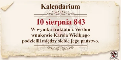 ksiegarnia_napoleon - #karolwielki #verdun #traktat #kalendarium