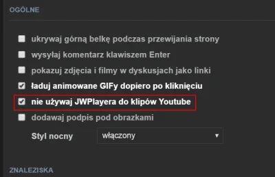 WuDwaKa - @yancio: W ustawieniach konta masz włączone aby YT odtwarzacz był czy JWP? ...