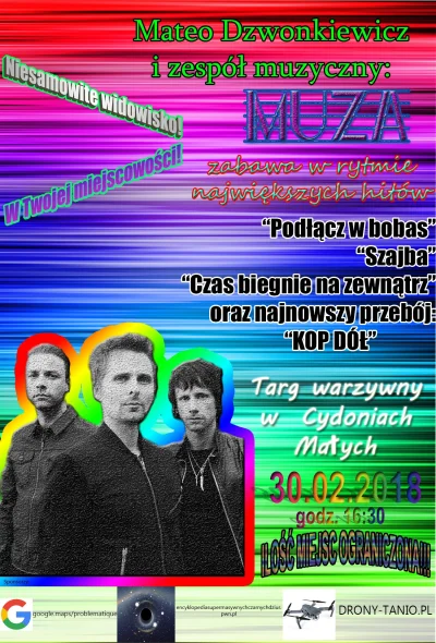 snoisulcnocdeyaled - #muzycznememy #iloscmiejscograniczona #muzyka #muse