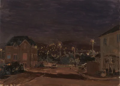 My-serotonin - Danny Markey "End of the Street at Night" 2011
#sztuka #malarstwo