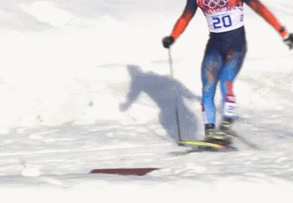 osael - Kanadyjski trener pożycza nartę rosyjskiemu biegaczowi by ten ukończył konkur...