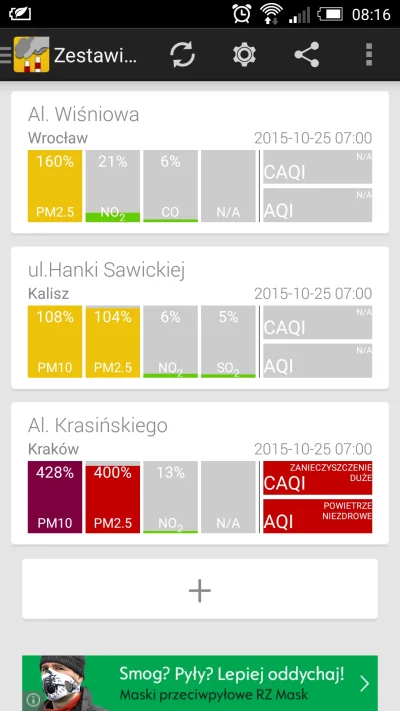 ponton - Czyste powietrze dzisiaj, co nie, #krakow?

#smog