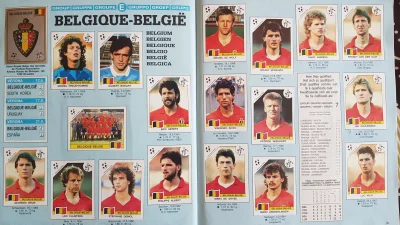 OnePageTo - A tak wyglądała reprezentacja Belgii na mistrzostwach we Włoszech w 1990 ...