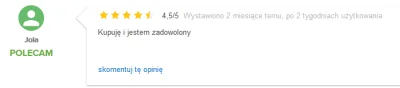 m.....y - @Ceneo: Mojej opinii też nie chcecie opublikować, może nie całkiem pochlebn...