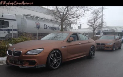 SiekYersky - Mimo dosyć ponurego tła BMW M6 Gran Coupe poddane modyfikacji przez tune...