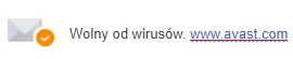 Lapidarny - Ktoś wie dlaczego #avast dokleja mi do maili takie gówno? Nie mam nawet f...
